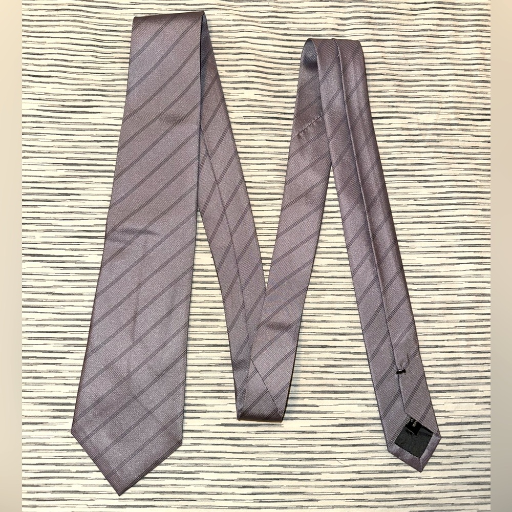 JOHN VARVATOS Silk Stripe Necktie